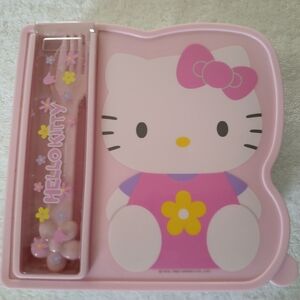 Vintage Hello Kitty Sanrio Plastic Bento Box